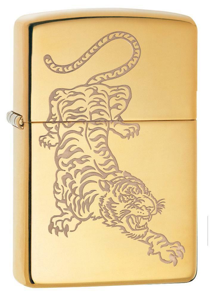 Zippo Windproof Engraved Asian Tiger Lighter, Tattoo Tiger 29884 Zippo Windproof Engraved Asian Tiger Lighter, Tattoo Tiger 29884