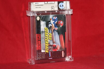 Pro Quarterback (SNES Super Nintendo, 1992) Sealed, WATA Graded 6.5 B+