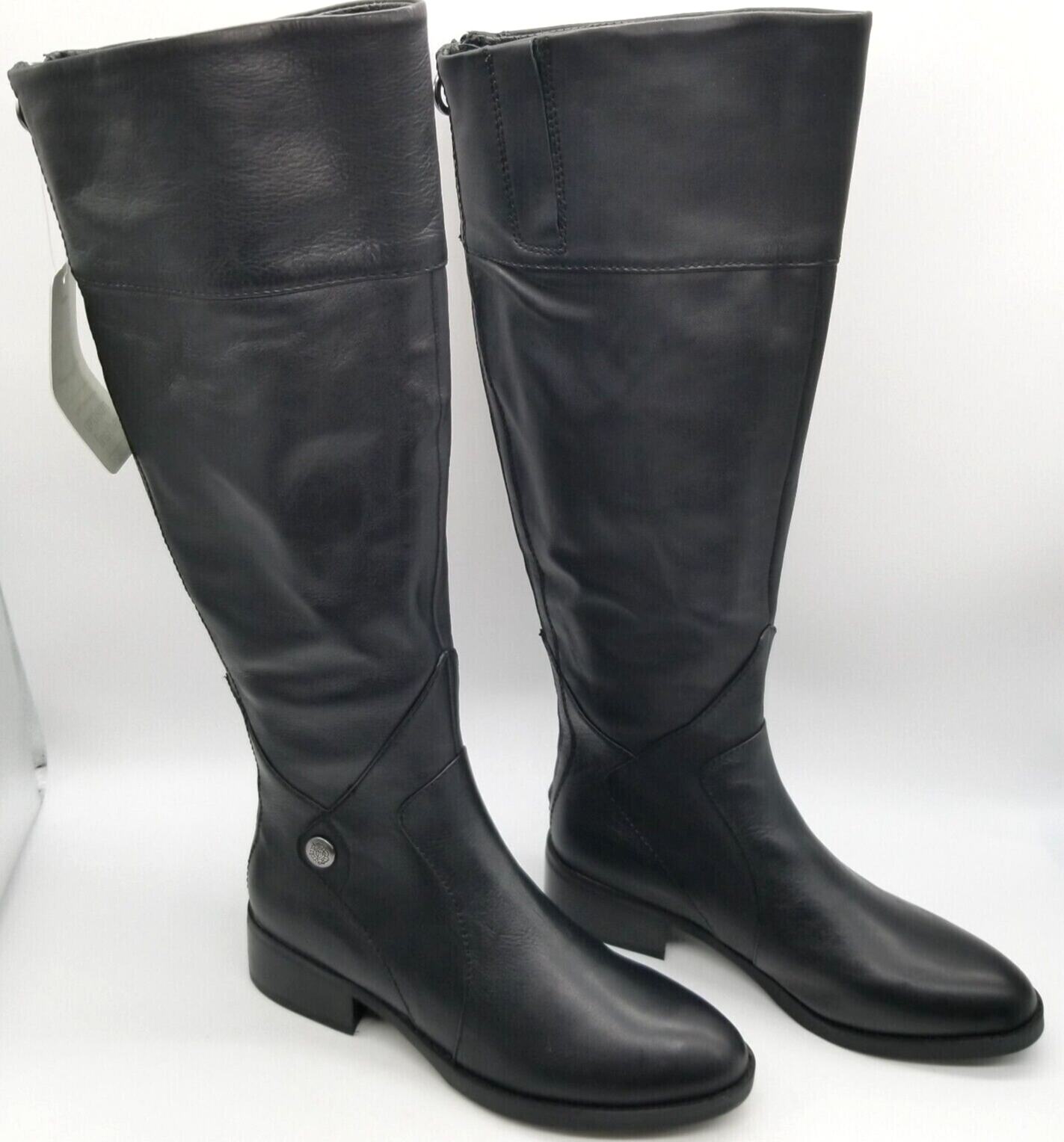 SAOLA Stivali da equitazione Dreia in pelle nera da donna Sole Bound by Baretraps 5 5