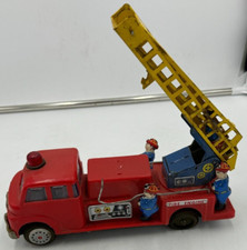 Blechspielzeug Feuerwehr Batteriebetrieben alt antik vintage Firefighters truck