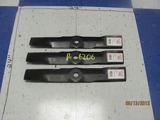 3 USA MADE JOHN DEERE LAWN MOWER BLADES 48" CUT M115495 M113517 M111522 M135589