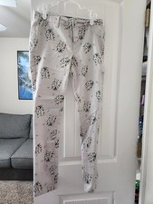 size 14 girls Old Navy floral Rockstar jeggings