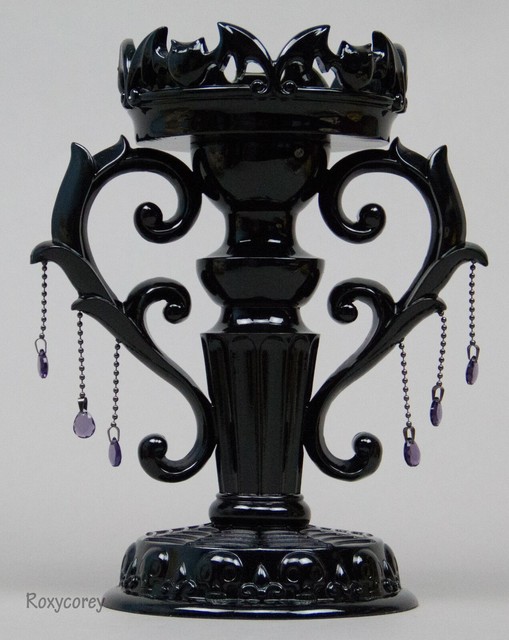 Bath & Body Works Halloween 2020 Black Candelabra 3 Wick Candle Holder