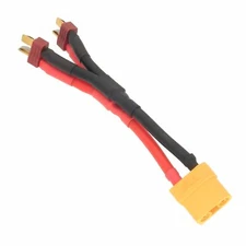 Parallel Wire XT90 1 Female to 2 Male Deans T Plug 10AWG 5+5CM Y Cable Hobbies