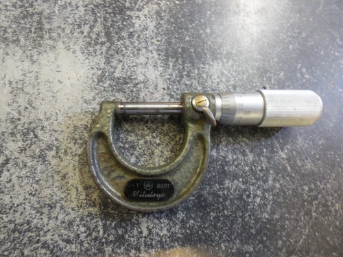 Mitutoyo No.103-135 Outside Micrometer 0-1” 0.0001”