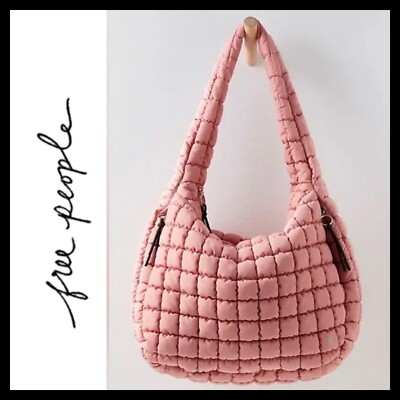 FP Movement Free People Quilted Carryall Pink Ballet Slipper  display picture 1