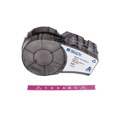 Brady Authentic M21-375-595-PL All-Weather Vinyl Label for Indoor/Outdoor ID Lab
