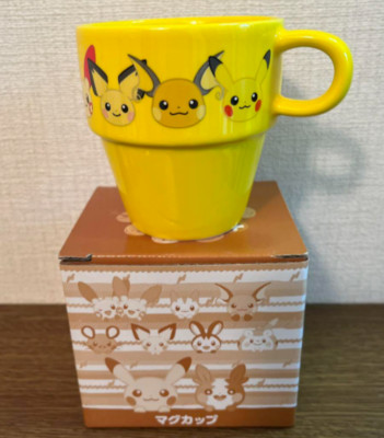 【New, unused】 Rarely seen on the market: Pokemon mug with mice.　Japan　F/S