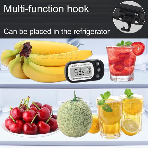 Waterproof Digital LCD Fridge Thermometer Digital Thermomètre de réfrigérateur - Foto 16 di 22