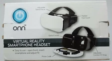 ONN Virtual Reality SmartPhone Headset - White New in box VR Gaming App