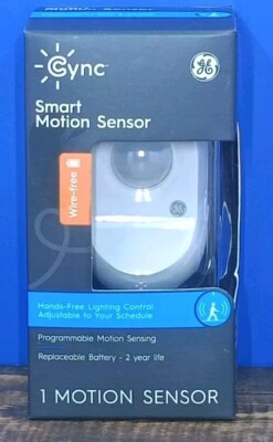 NEW GE CYNC Smart Motion Sensor Controls GE Smart Lights Bulb White #3341