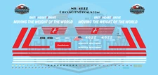 NS 4822 AC44C6M #ThankARailroader HO Scale Decal Set