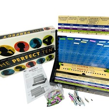 The Perfect Ten Trivia Board Game 2 to 6 Players 12 University Games 2003