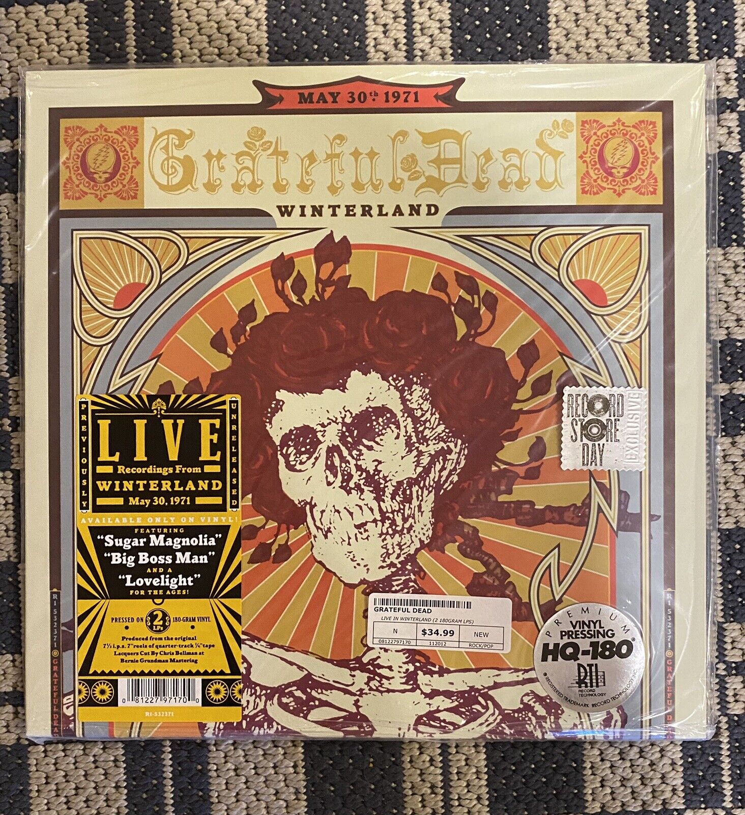 Grateful Dead – Winterland May 30th 1971 ; 2012  RSD FACTORY SEALED 2XLPS