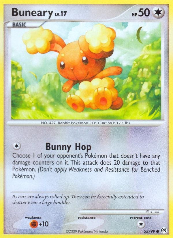 Pokemon Buneary (55/119) Arceus HP