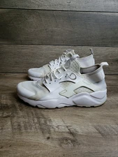 Nike Air Huarache Run Ultra Mens Size 13 White Athletic Running Shoes Sneakers