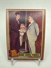 Vintage 1962 Topps #136 Babe Ruth Special Babe Joins Yanks Baseball Card +++
