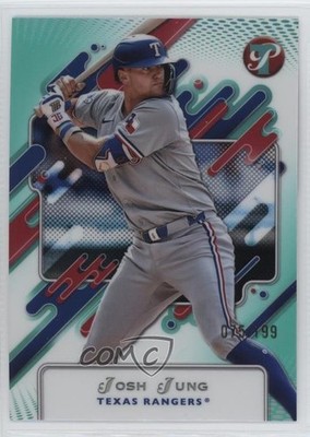 2025 Topps Pristine Aqua Refractor 75/199 Josh Jung #247 1rr2