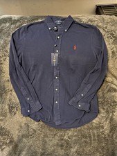 Men's Long Sleeve Button-Up Down Shirt