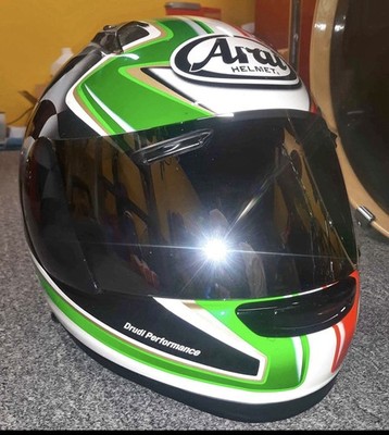 Arai Italian Flag Motorcycle Helmet Size M
