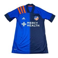 FC Cincinnati Soccer Jersey Mens Small Adidas MLS Blue 2019/20 Home Football