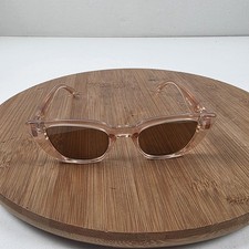 Le Specs Dream Lover Sunglasses Womens 50-22 Pink Brown Cat Eye Tinted 2552117