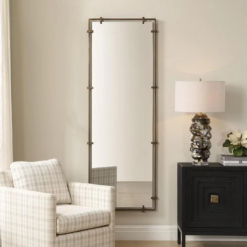 Uttermost 08289 Hann 74.75 X 27.13 inch Dark Bronze Full Length Mirror - Picture 6 of 6