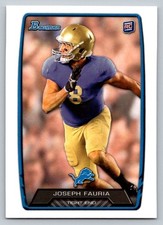 2013 Bowman Football #184 Joseph Fauria RC Lions