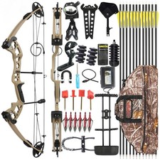 Kit frecce arco composto 30-55 libbre tiro con l'arco pesca caccia tiro al bersaglio adulto