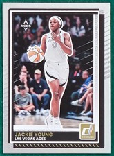 Jackie Young - 2025 Donruss WNBA Holo #60 - Las Vegas Aces Basketball Card