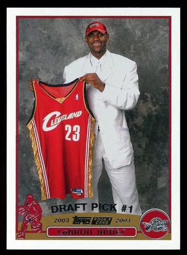 Lebron James 2003-04 Topps Draft Pick #221 Rookie Card RC