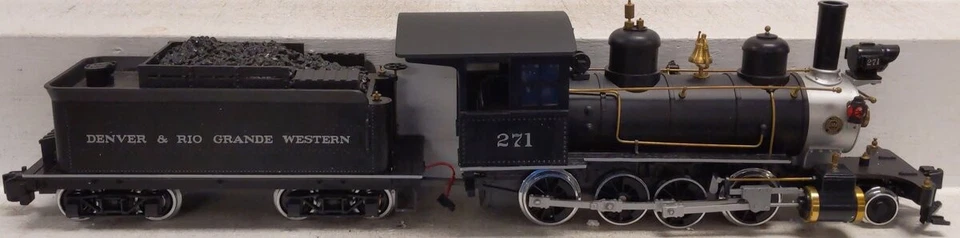 Delton 2225 G Denver & Rio Grande Western C-16 2-8-0 Steam Loco & Tender #271 EX - Image 4 of 4