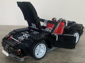 Lego 4896 Roaring Roadster Creator 3in1 Black Car 100% Complete Set 2006 no Box