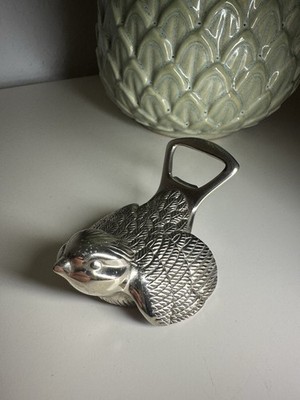 Vintage Flaschenöffner in Form eines Sperlings Vogel made in West Germany