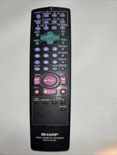 Sharp RRMCG1197AJSA Video Cassette Recorder VCR Remote Control Not Tested