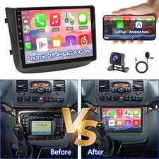 4+64GB Android 15 Autoradio GPS Navi Für Mer...