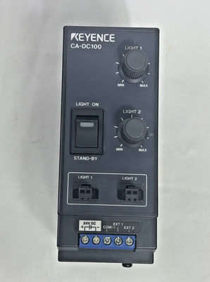 Keyence CA-DC100 24VDC LED Lighting Controller   Vision System