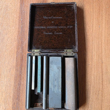 Vintage UNI Universal Schleifscheibe Mini Wetzstein Set Originalverpackt