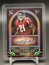2025 Panini Silhouette DeAngelo Hall Framed Signatures Auto #/25 Falcons