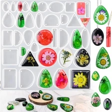 Resin Jewelry Molds, Molds for Casting, Silicone Pendant Mold 
