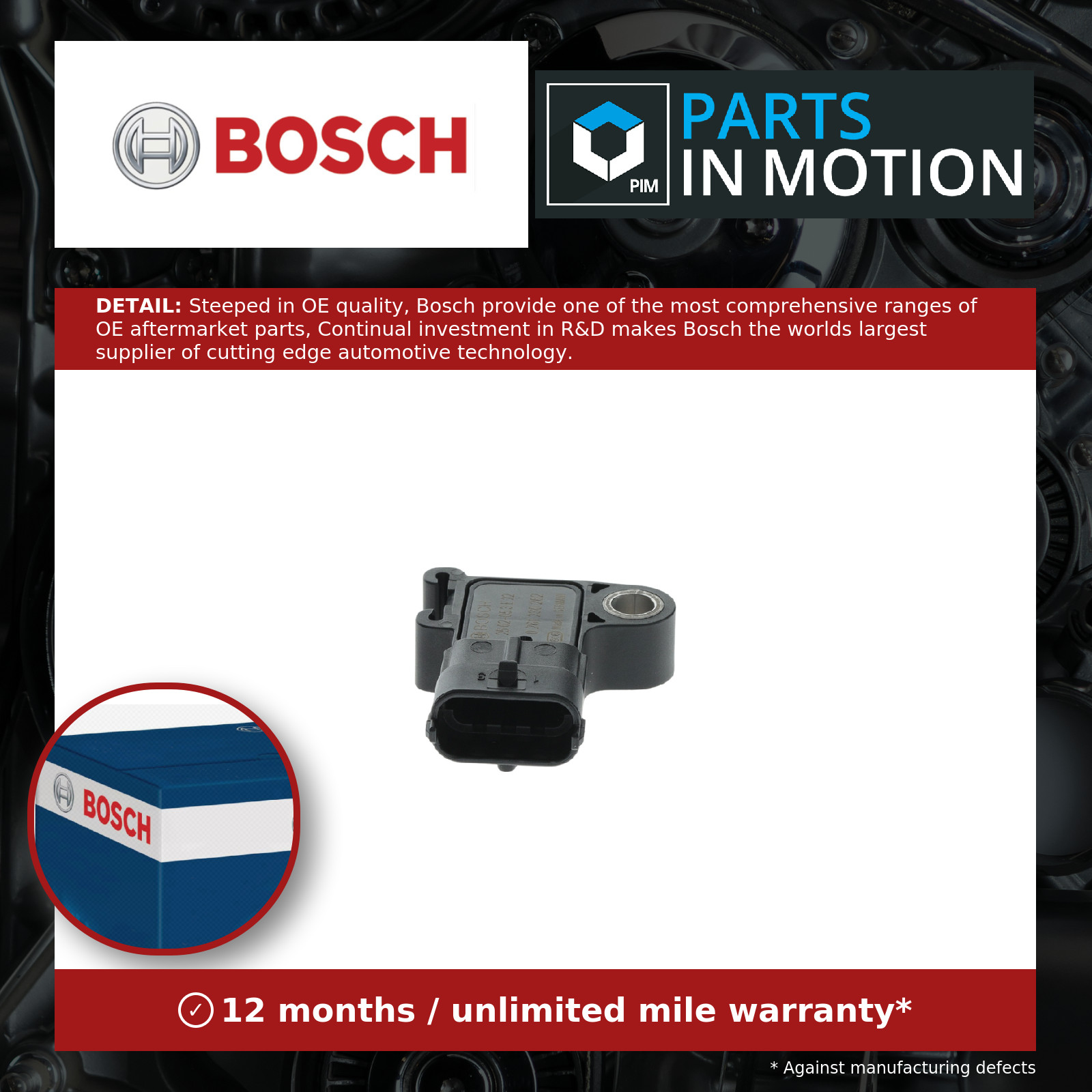 4x ✅Fits BOSCH 0 261 230 262 Sensor, intake manifold pressure 0 261 ⭐UK Seller⭐ - Image 4