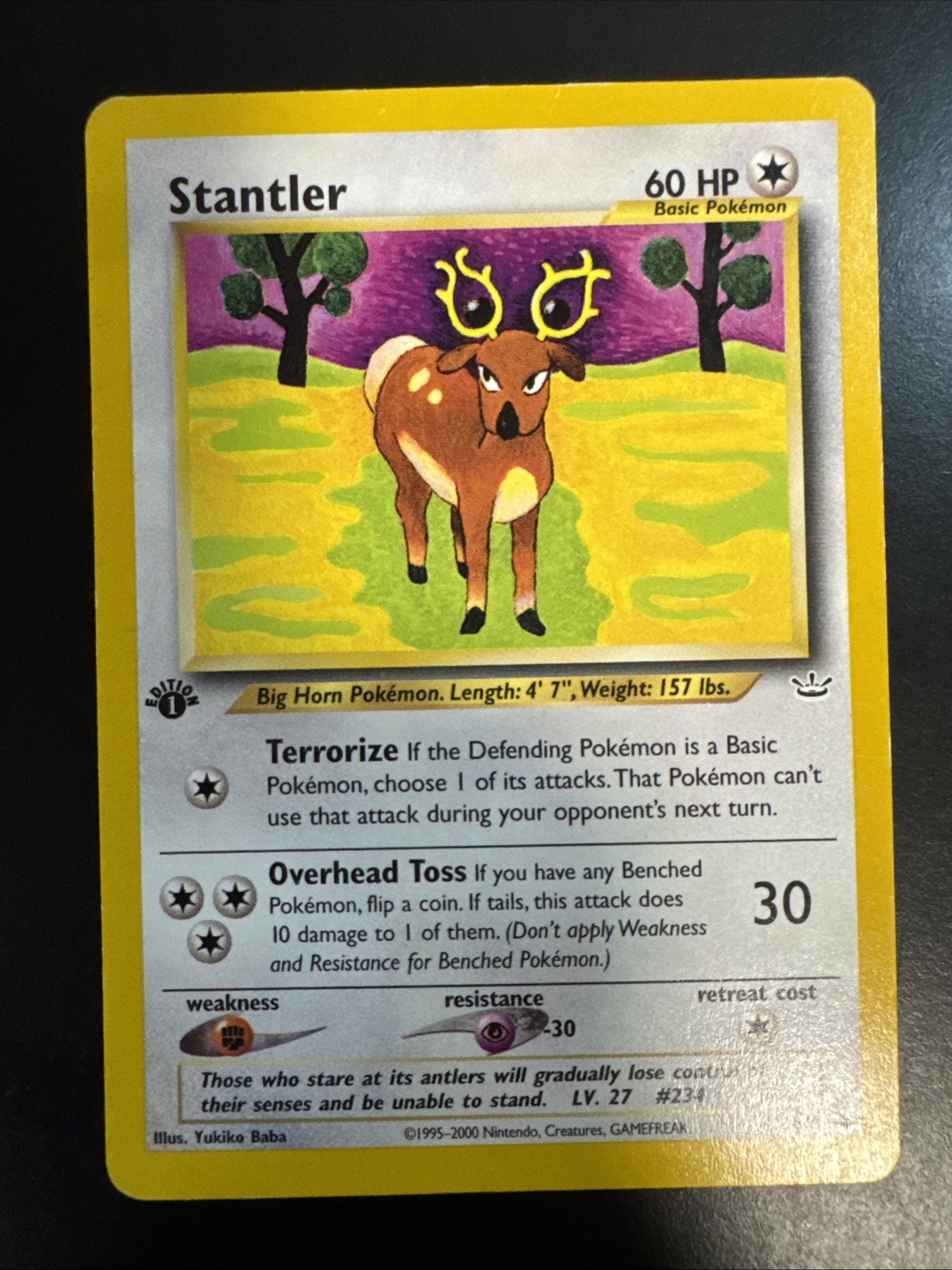 Stantler 38/64 1st Edition Neo Revelation MP