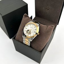 Bulova Men's Surveyor 98A284 Classic Automatic Open Aperture Two-Tone Dial Watch