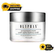 OLYPHAN Alpha Hydroxy Acid Cream for Face Best Glycolic Acid Exfoliating Face Mo