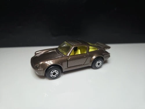 MATCHBOX LESNEY #3 Porsche 911 Turbo Brown 1970s Superfast ENGLAND
