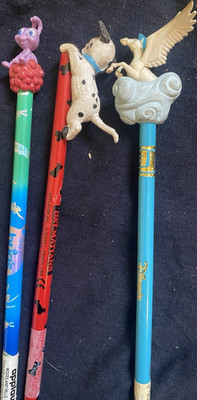 Applause Disney Character Pencils A Bug's Life Hercules Dalmatians Beauty