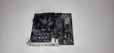 MSI B450M-A Pro MAX M-ATX Motherboard Socket AM4 DVI HDMI w/ Heatsink IO plate