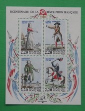 FRANCE LOT 3  BLOCS 10+12+13 REVOLUTION FRANCAISE NEUF**