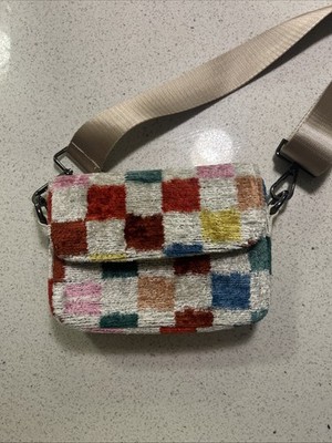 Wolf & Willa Ronan - Colorful Cube Clutch Bag - Art Deco, Rainbow