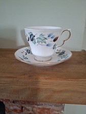 Vintage Colclough Linden Pattern Bone China Cup and Saucer